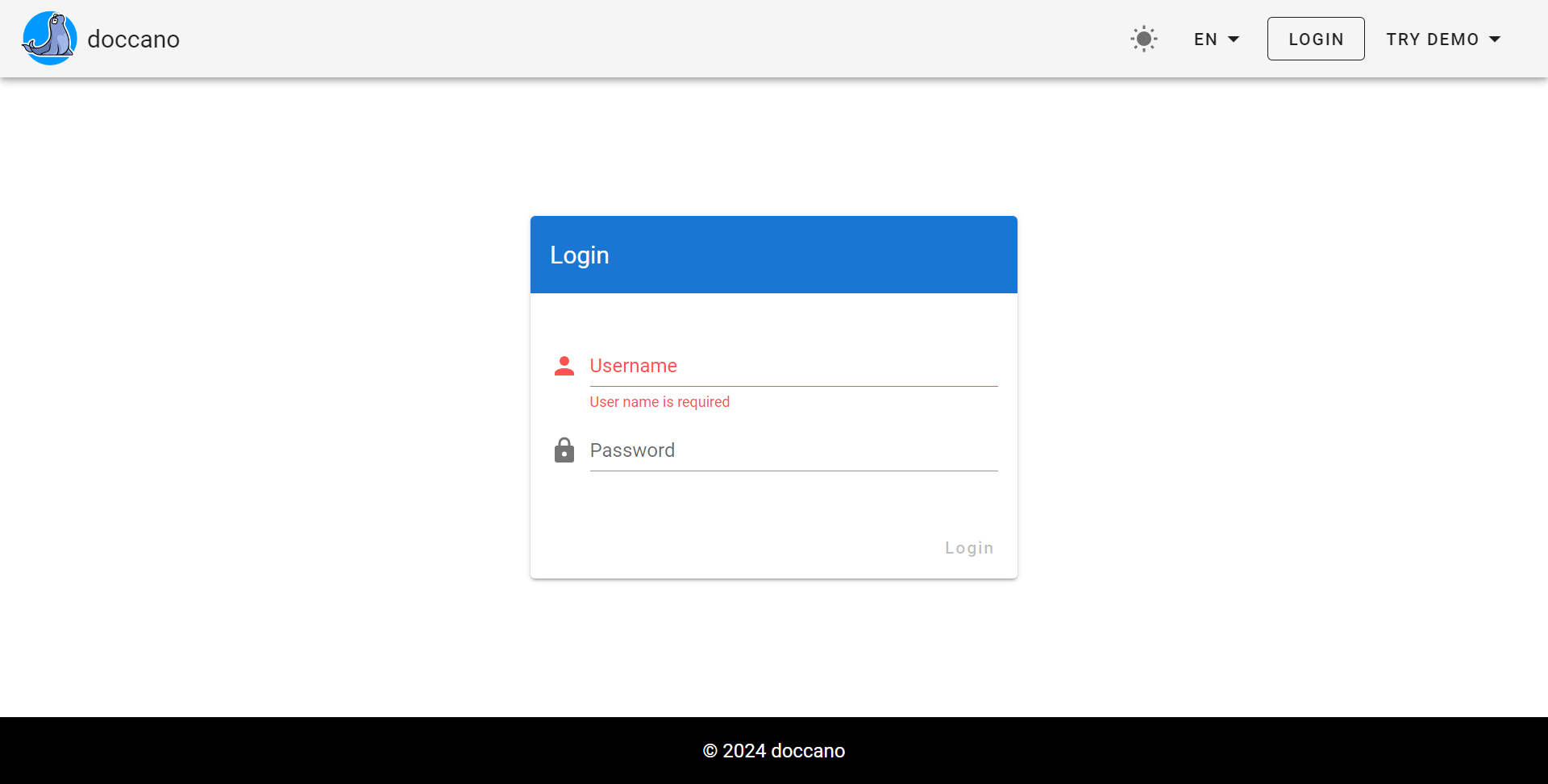 login